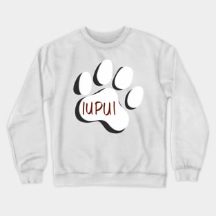 IUPUI Jaguars Paw Print Crewneck Sweatshirt